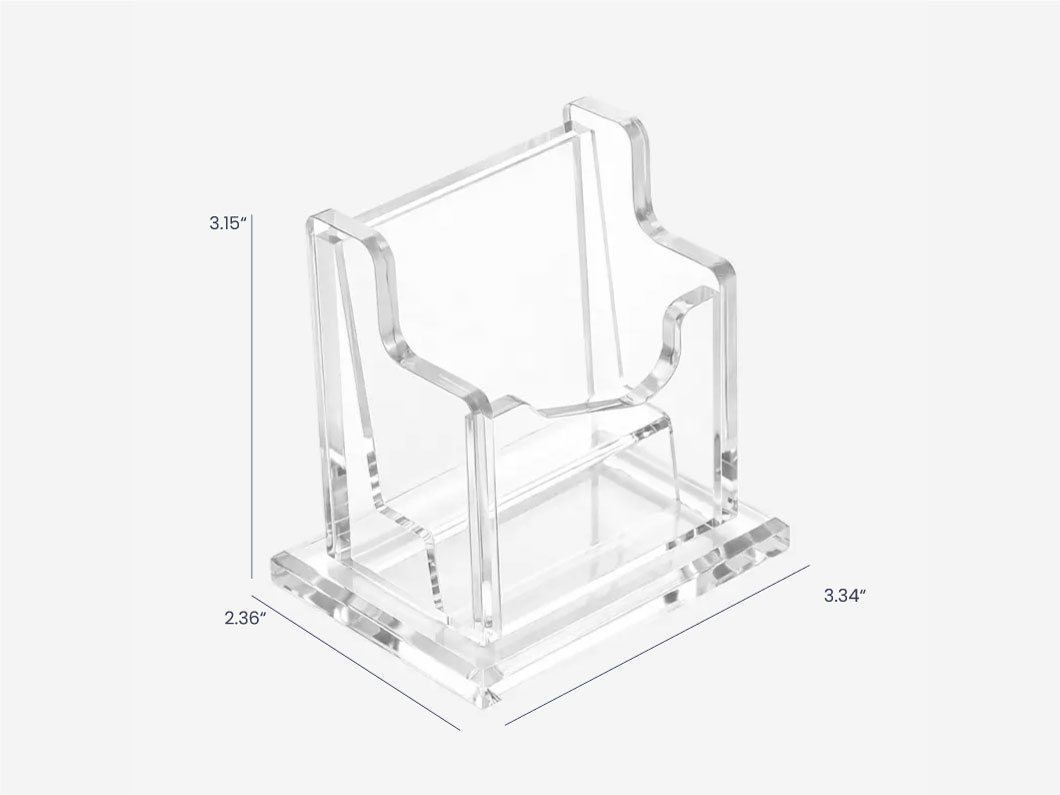 Multi Pocket Acrylic Business Card Holder - View 7