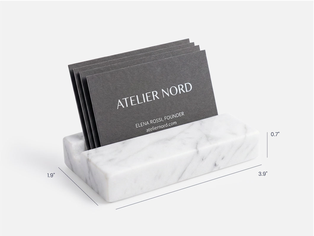 Marble Business Card Holder - View 6