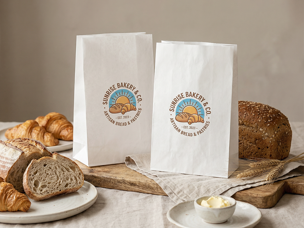Kraft Bakery Paper Bags - View 3