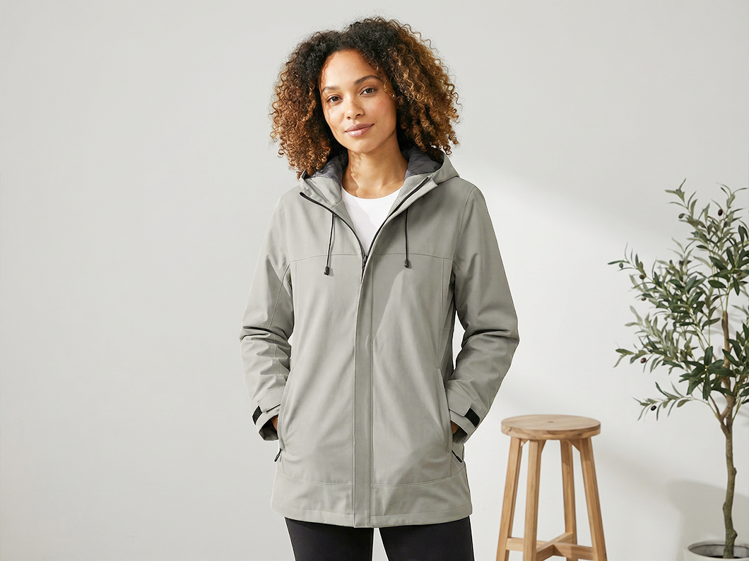 Everyday Hooded Windbreaker Jacket - View 1