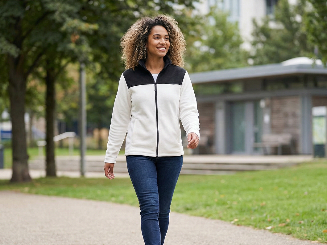 Colorblock Polar Fleece Jacket - View 2