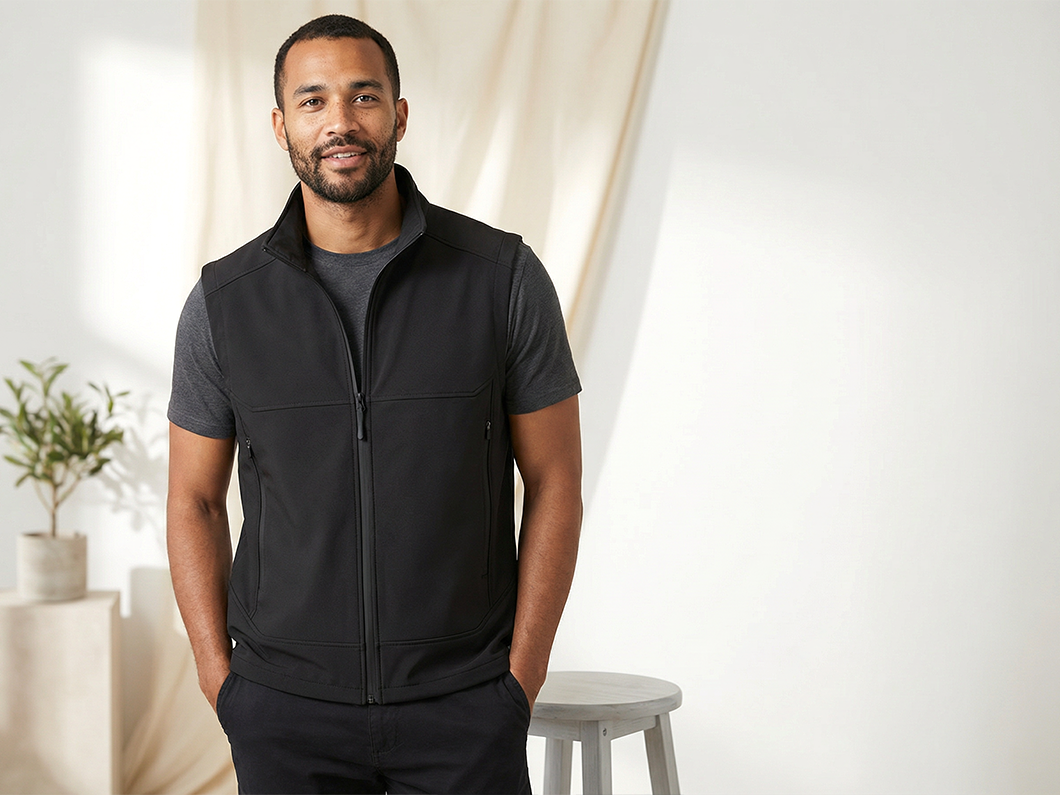 Fleece Lined Zip Vest - View 2