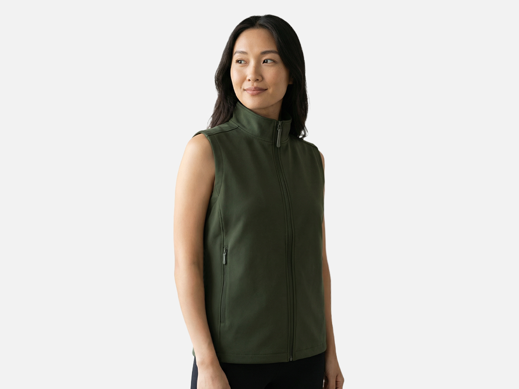 Softshell Wind-Resistant Zip Vest - View 3