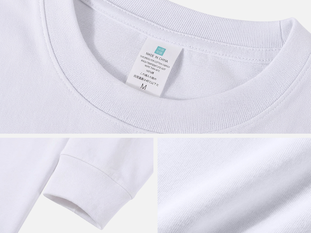 Unisex Long Sleeve Cotton T-Shirt - View 4