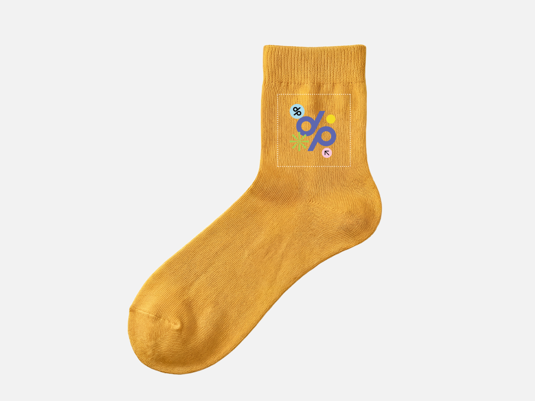Short Crew Embroidered Socks