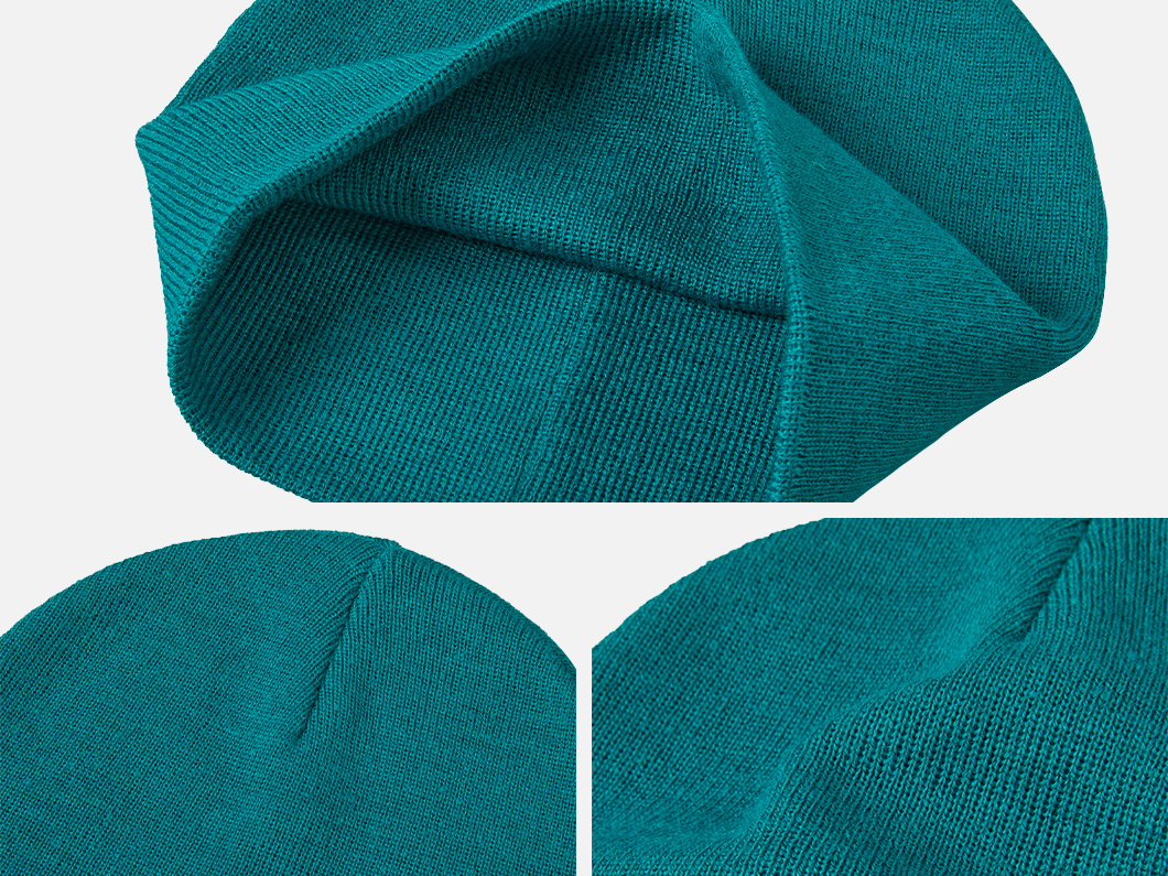 Recycled Knit Skull Beanie - View 2