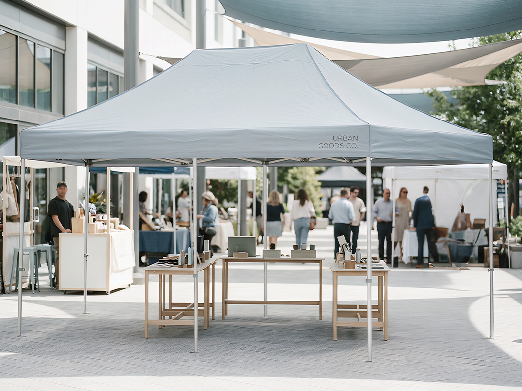 20' x 10' Custom Printed Canopy Tents - View 1
