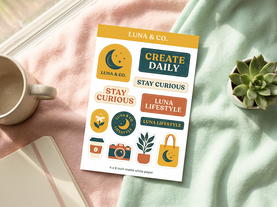 Multi-Design Sticker Sheets - View 6