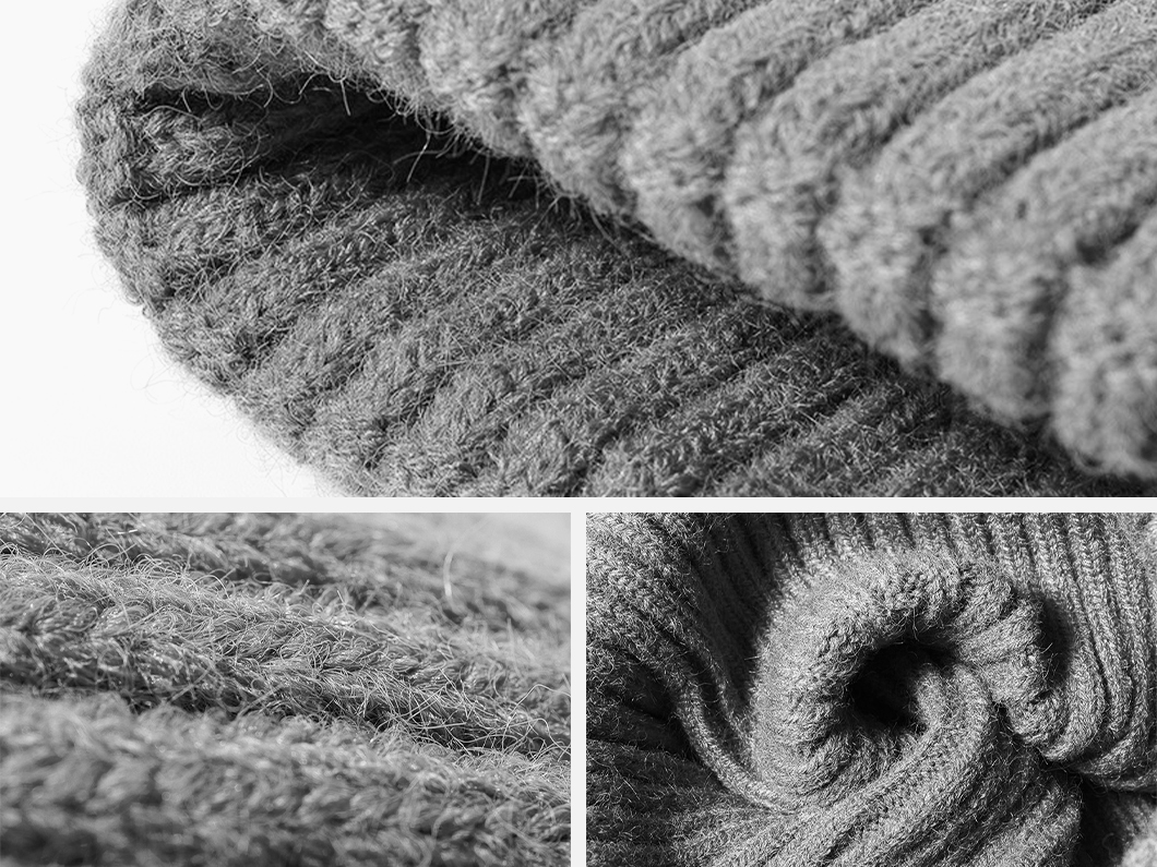 Fisherman Rib Knit Beanie - View 2