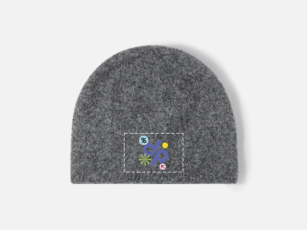 Wool Blend Uncuffed Beanie - View 1