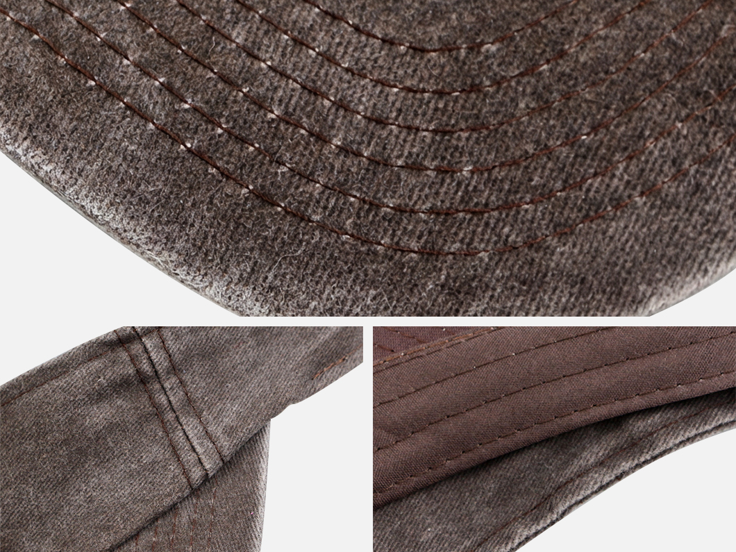 Vintage Washed Cotton Visor - View 5