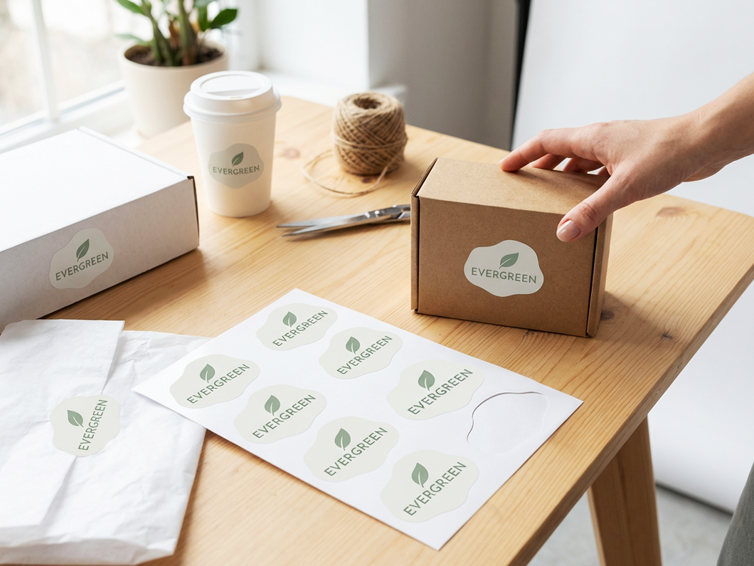 Die-Cut Sheet Labels - View 2