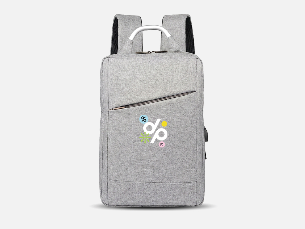 Minimalist Business Laptop Backpack with USB