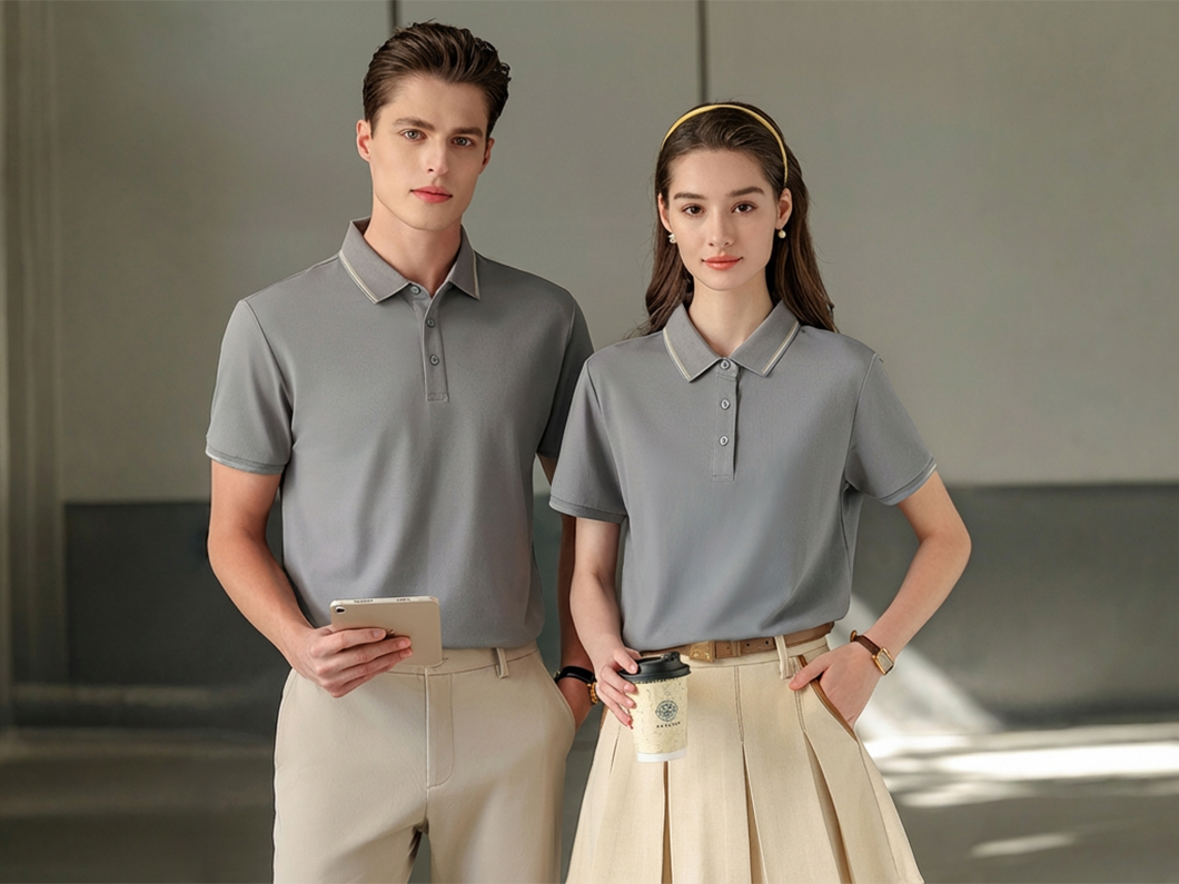 Business Casual Polo Shirt - View 3