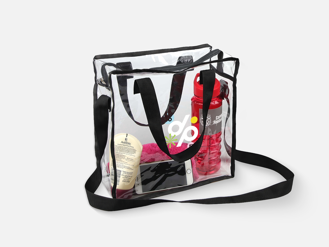 Clear Crossbody Tote Bag - View 1