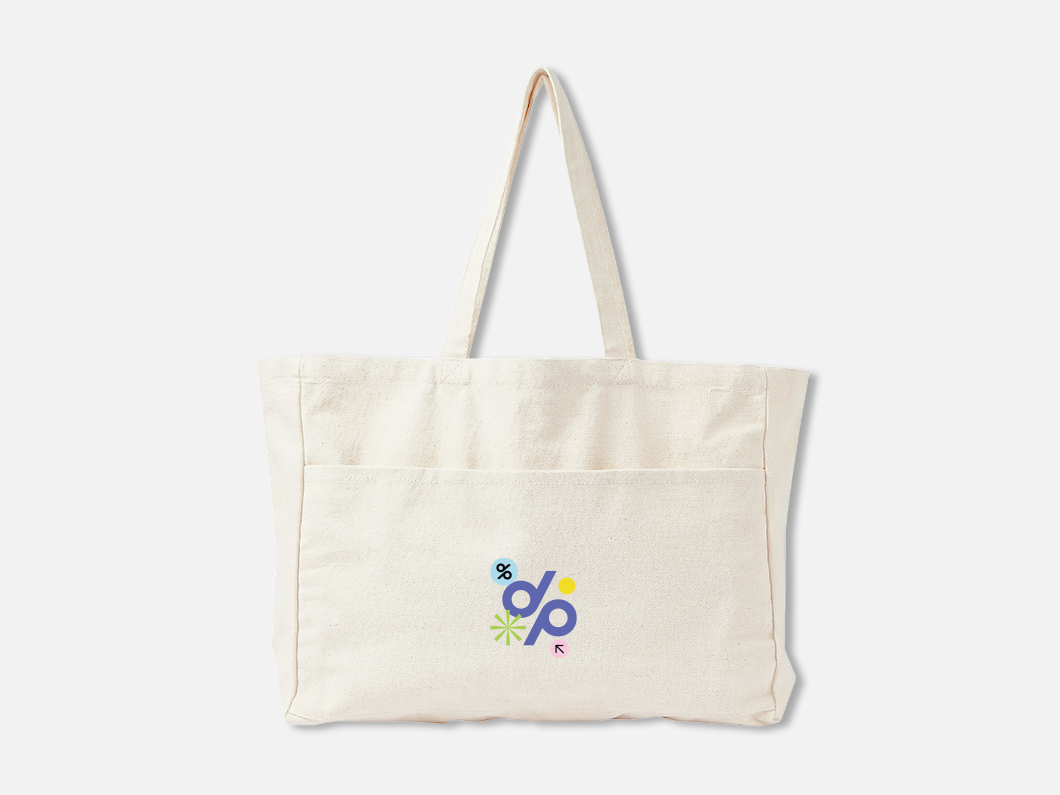 Oversized Canvas Tote Bag