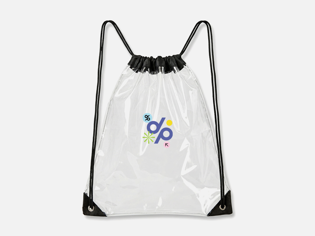 Clear Drawstring Backpack