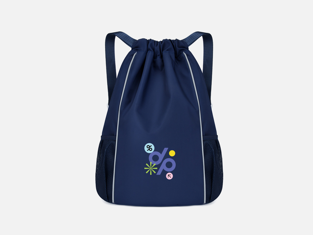 Drawstring Sports Backpack - View 1
