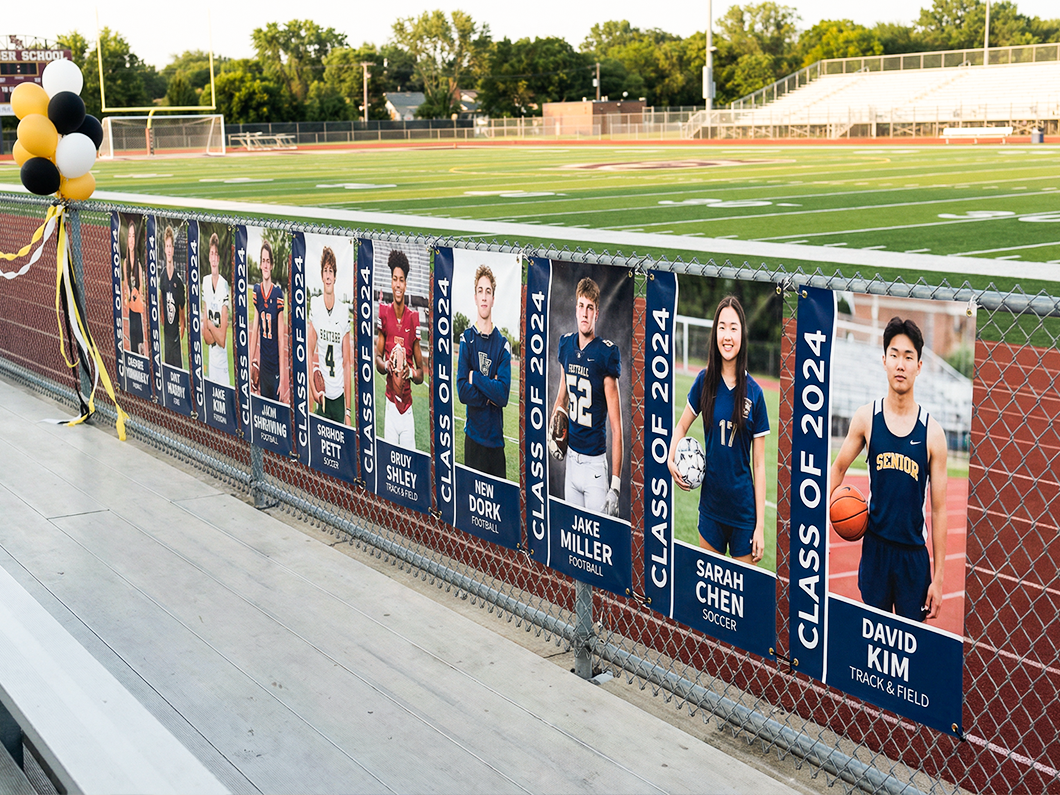 Custom Senior Sports Banners - View 3