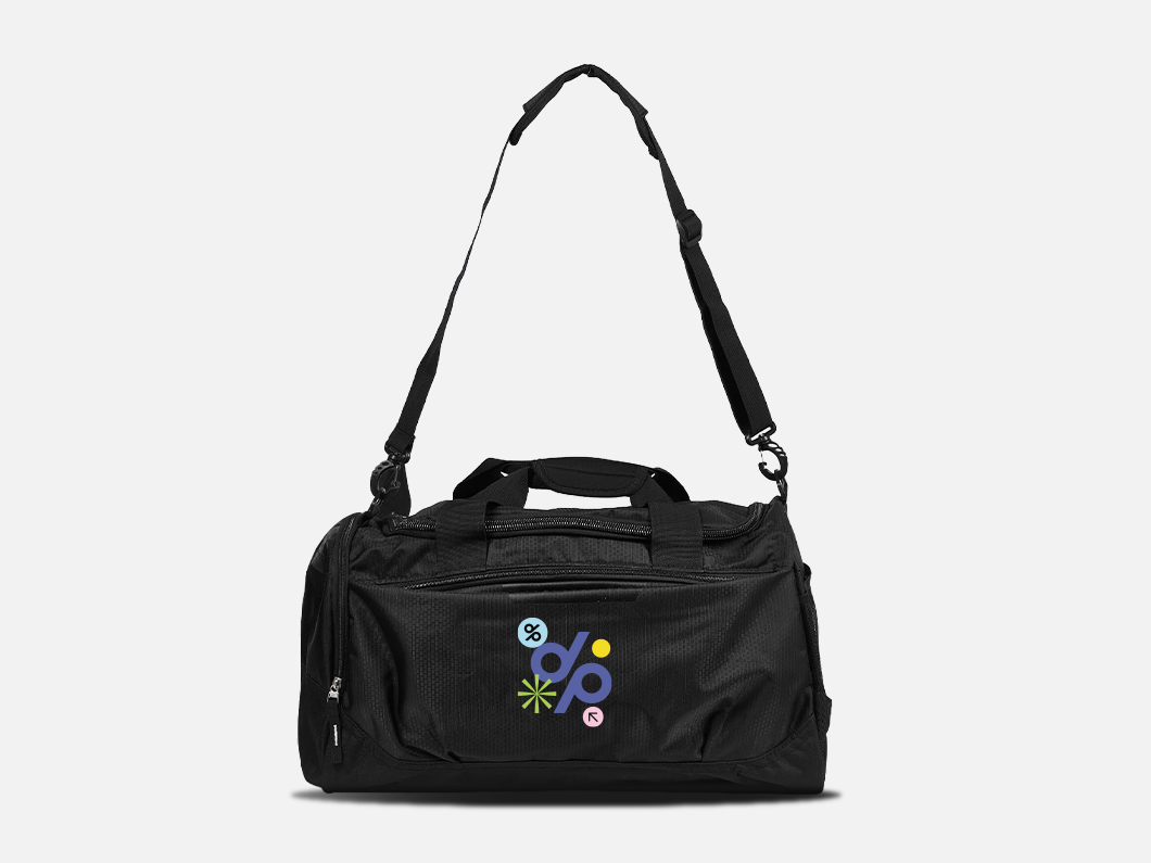 Sports Duffel Bag with Wet Compartment - View 1