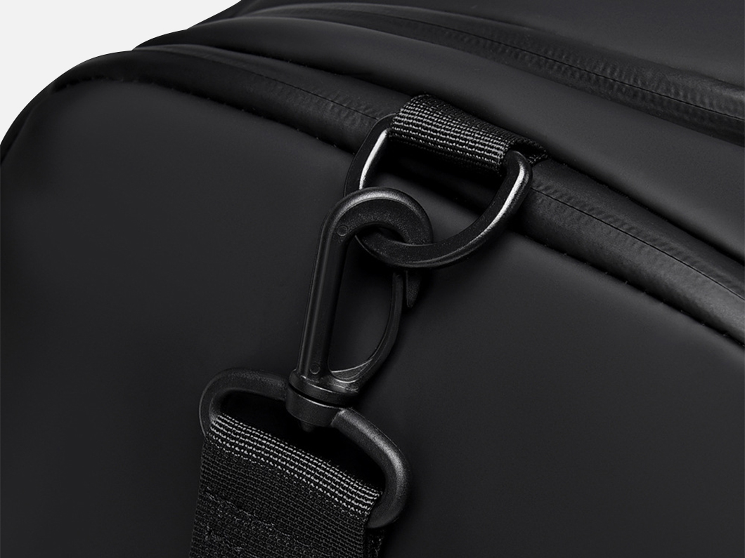 Water-Resistant Gym Duffel Bag with Shoe Compartment - View 3