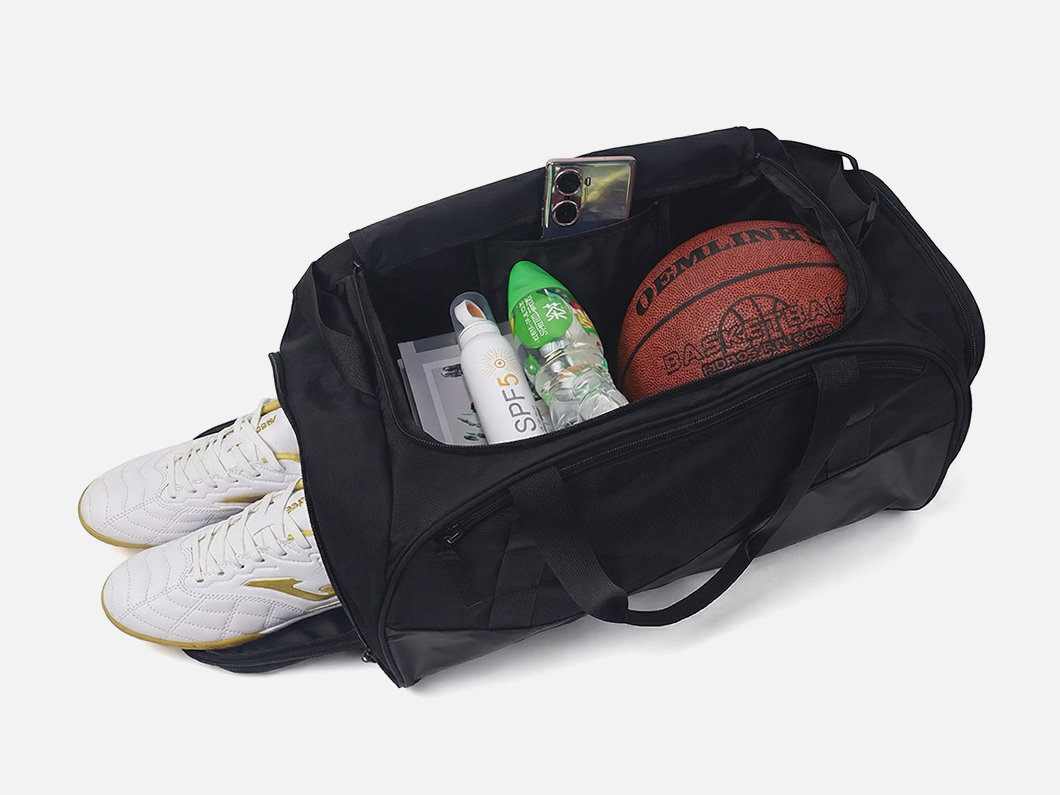 Gym Duffel Bag with Multiple Compartments - View 2