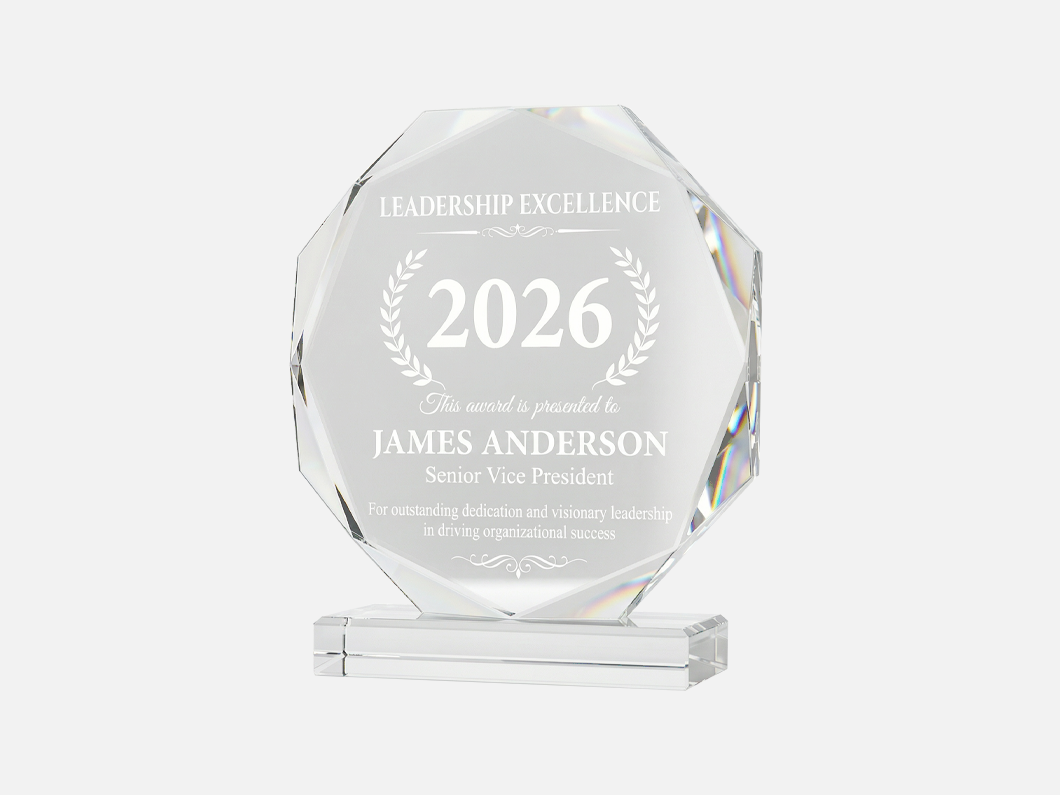 Crystal Award Plaques - View 2