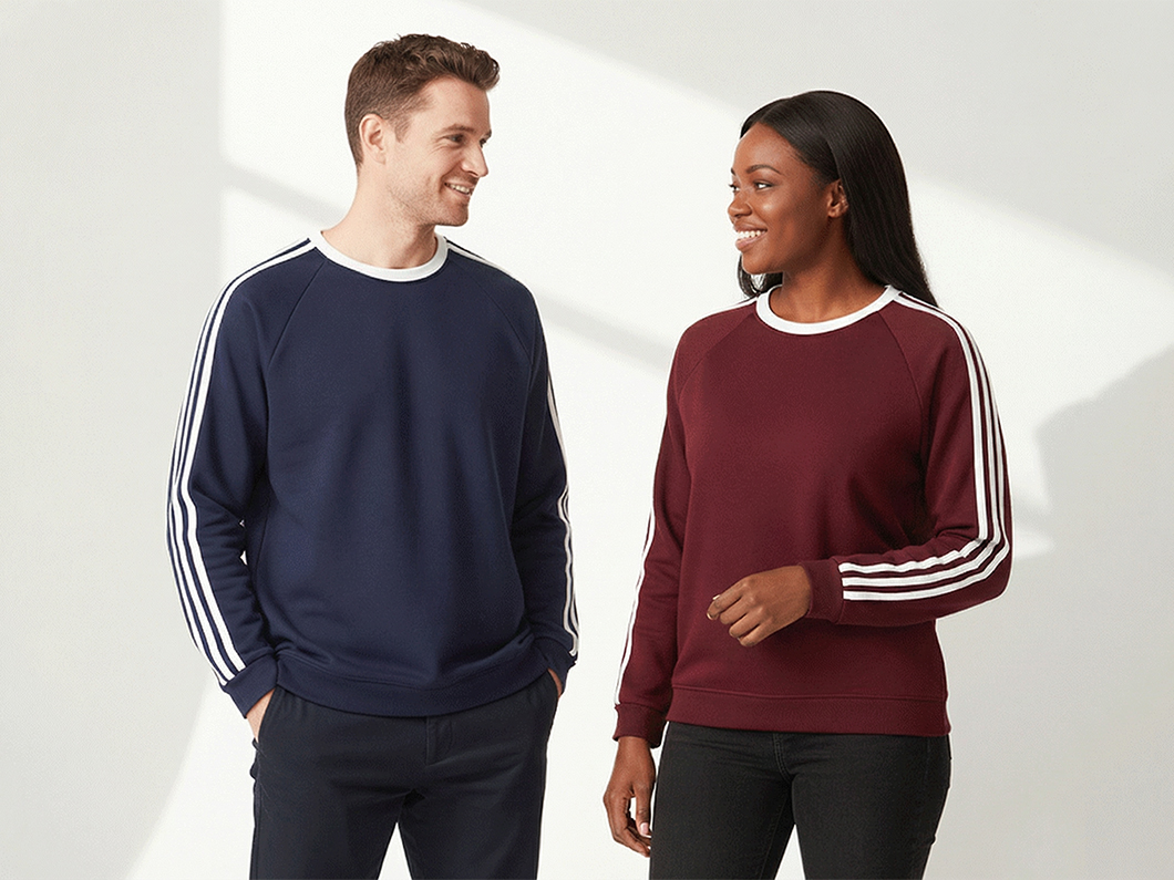 Varsity Stripe Sweatshirt - View 3