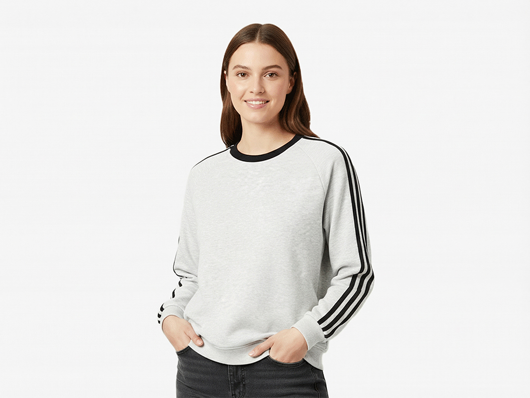 Varsity Stripe Sweatshirt - View 1