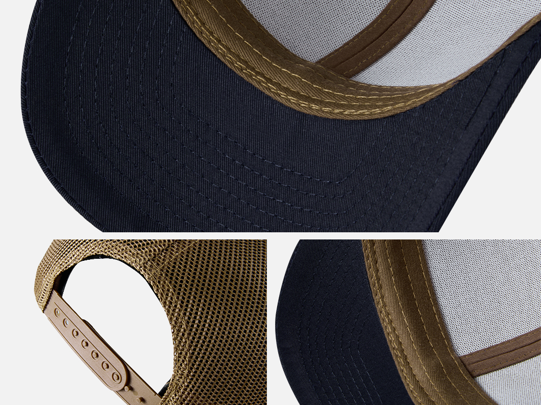 Structured Mesh-Back Trucker Cap - View 5