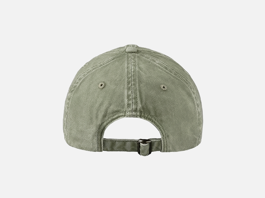 Vintage Washed Cotton Dad Hat - View 4
