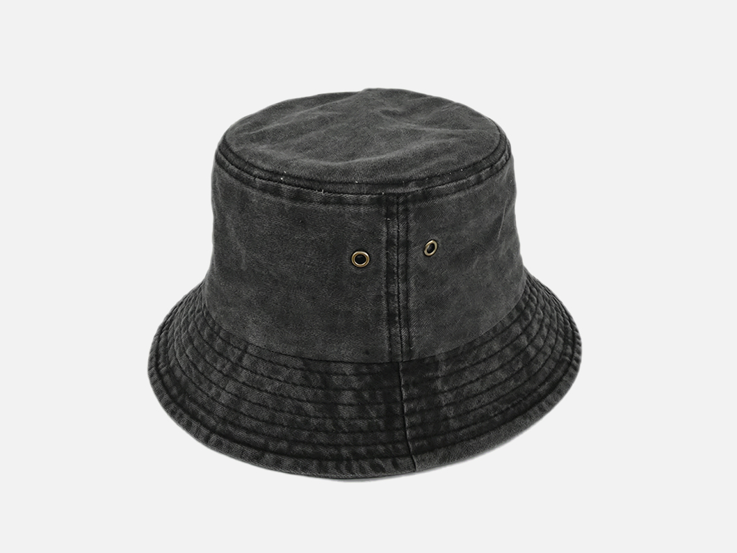 Vintage Washed Cotton Bucket Hat - View 2