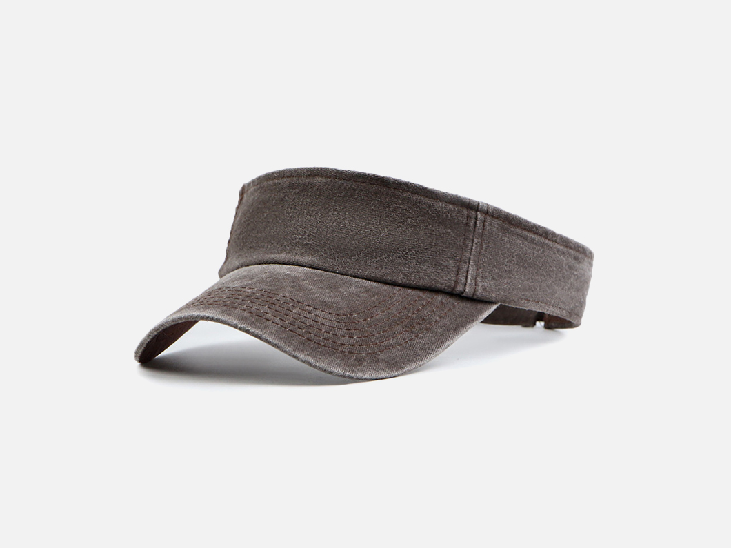 Vintage Washed Cotton Visor - View 2