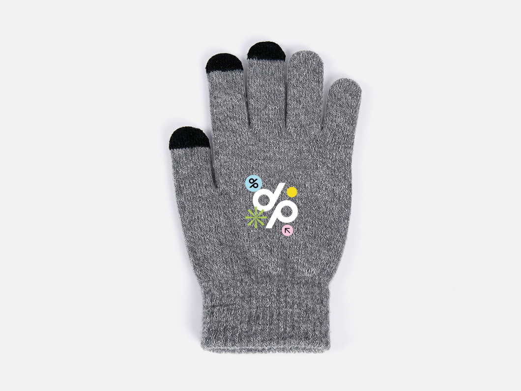 Touchscreen Knit Gloves with Custom Logo