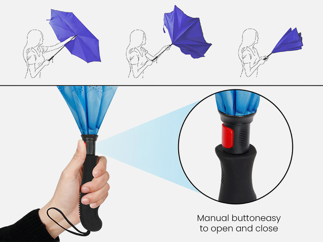 Inverted Double-Layer Umbrella - View 4