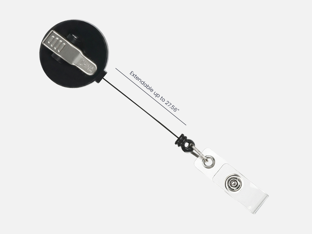 Retractable Badge Holder with Slide Clip