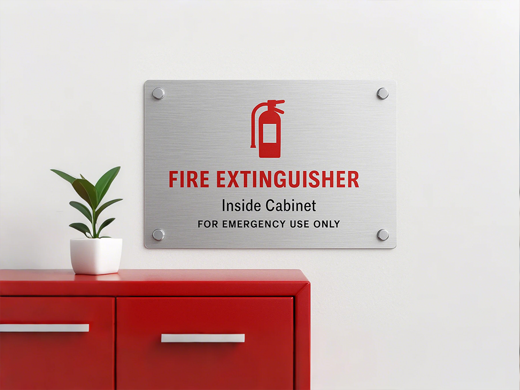 Brushed Aluminum Sandwich Board 