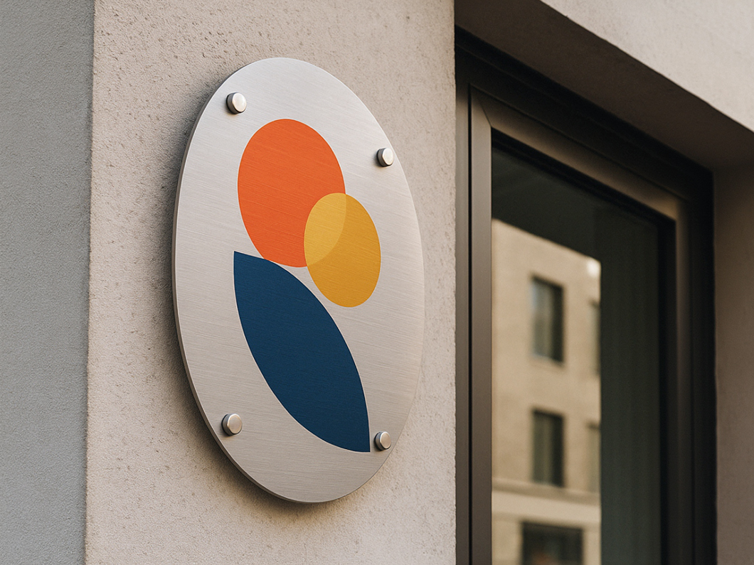 Brushed Aluminum Sandwich Board 