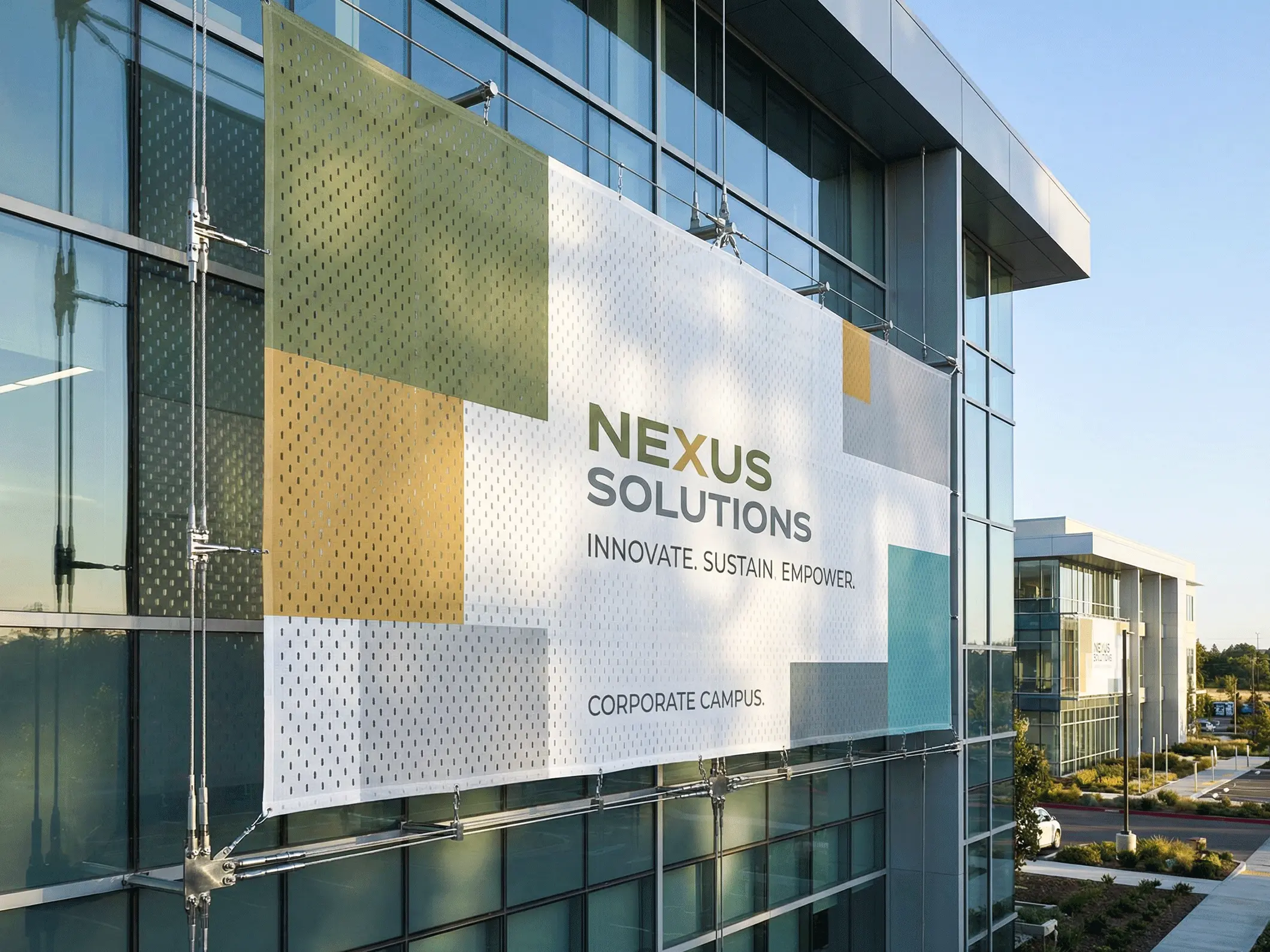 Fabric Mesh Banners - View 1