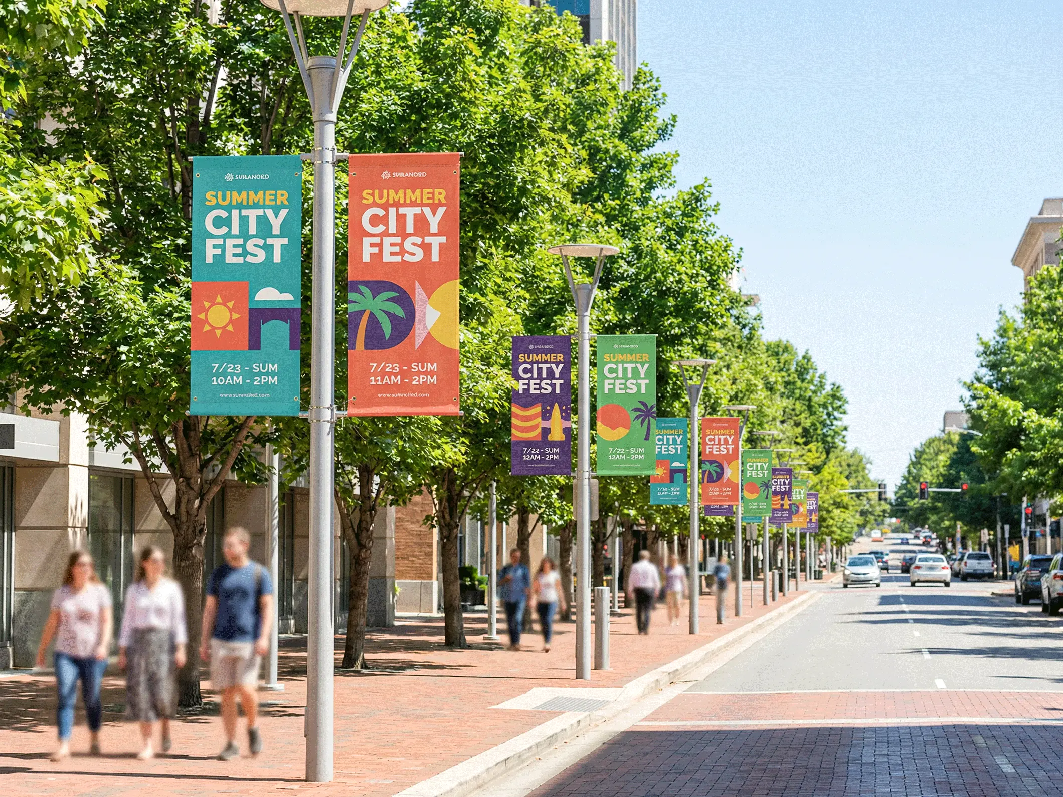 Custom Pole Banners - View 2