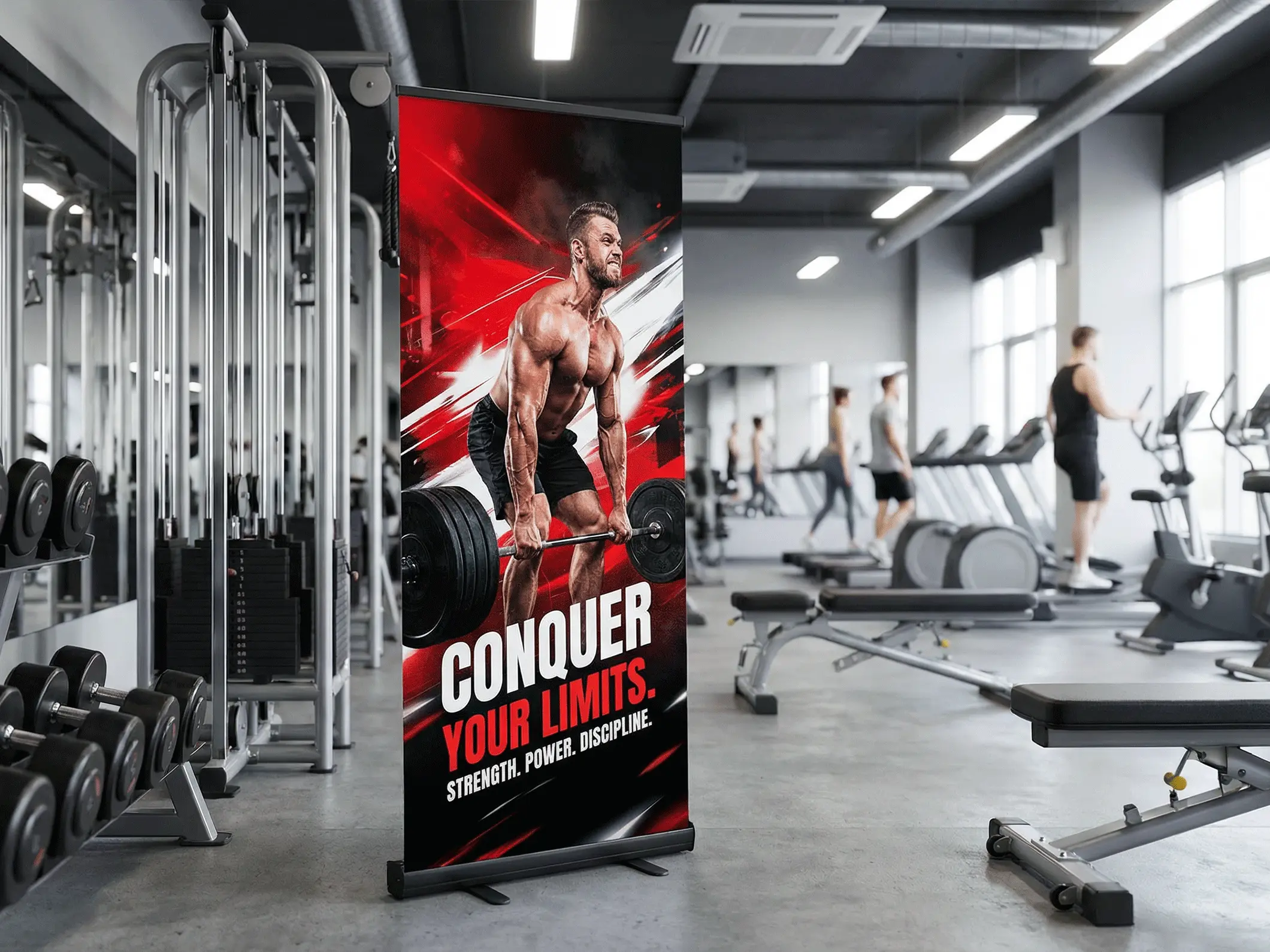 Black Retractable Banners - View 1