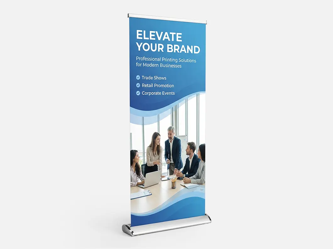 Wide Base Retractable Banners