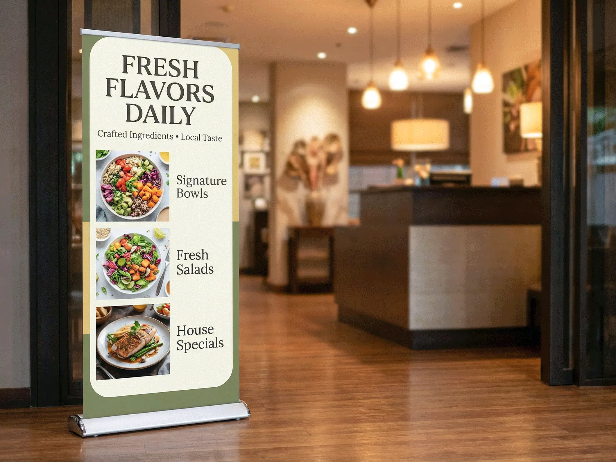 Wide Base Retractable Banners - View 1
