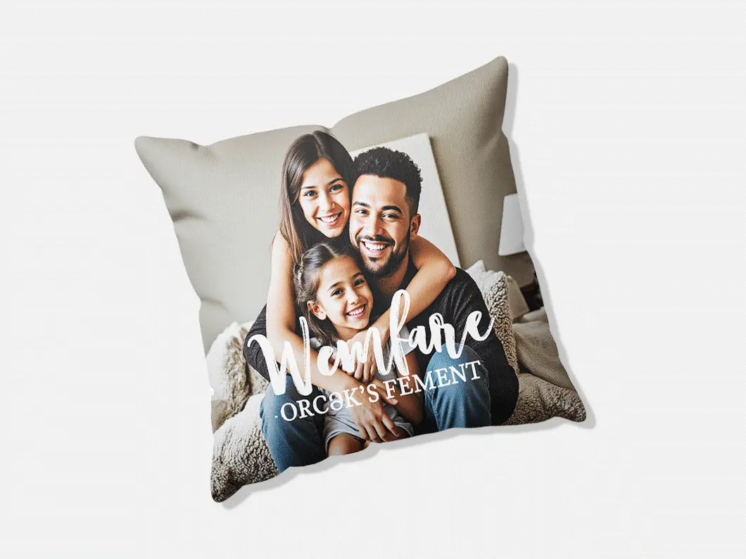 All-Over Print Custom Throw Pillows - View 2