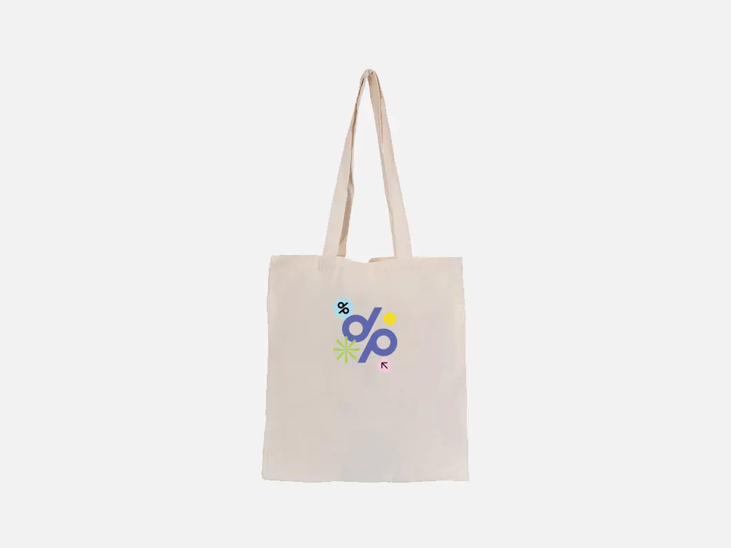 4oz Natural Cotton Tote Bag