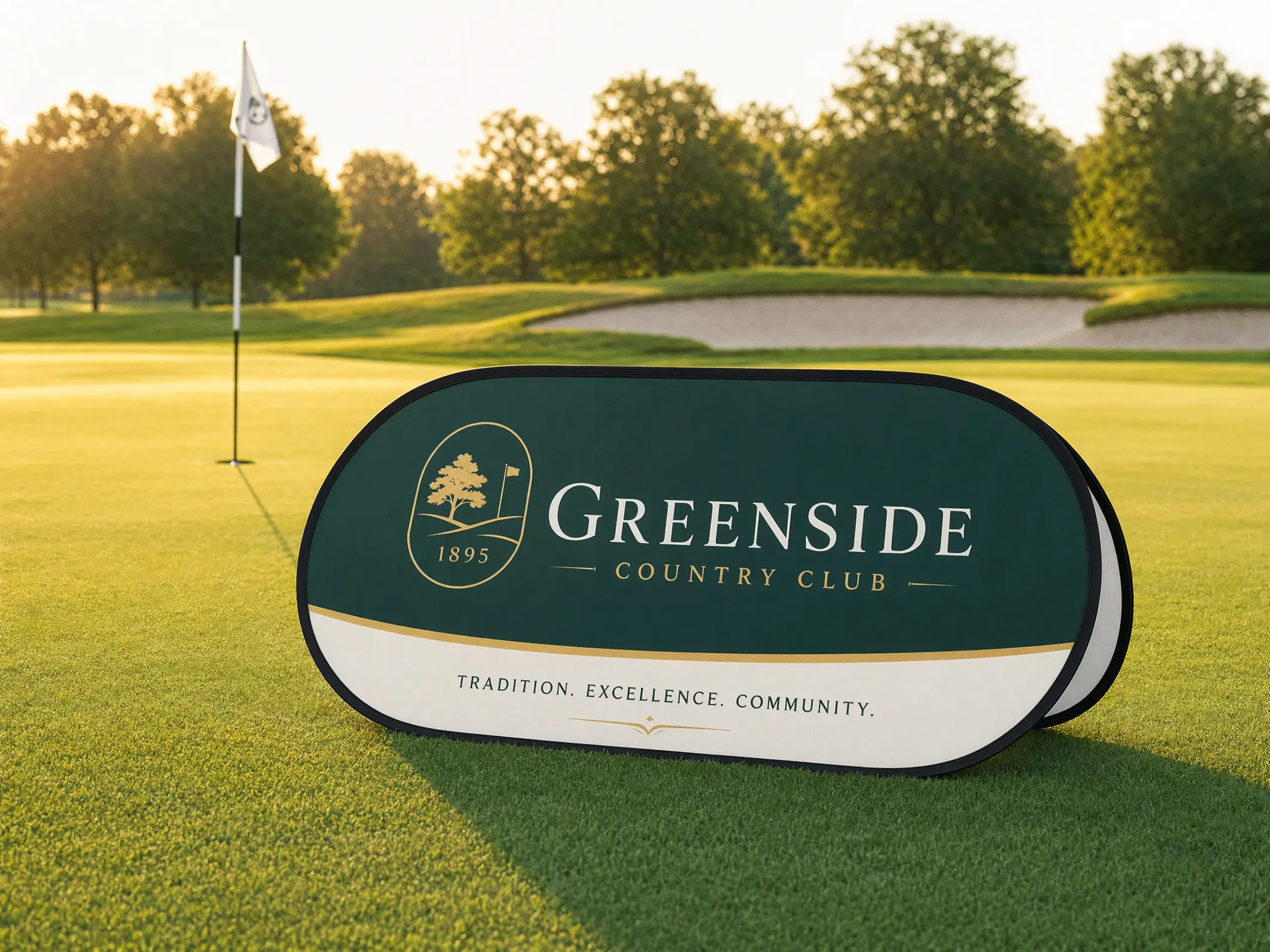 Horizontal Pop-Up Banners - View 3