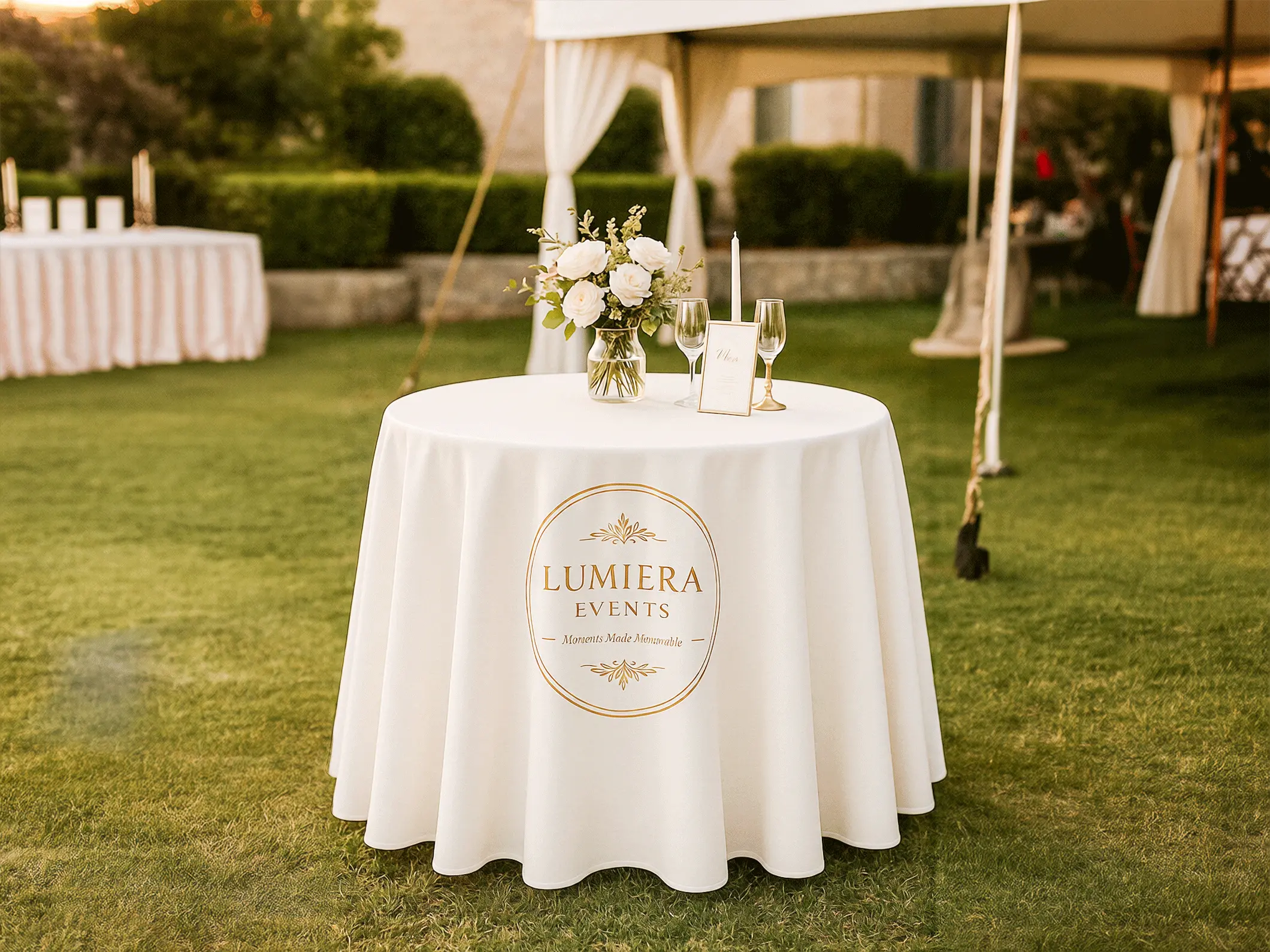 Custom Round Tablecloths - Overview