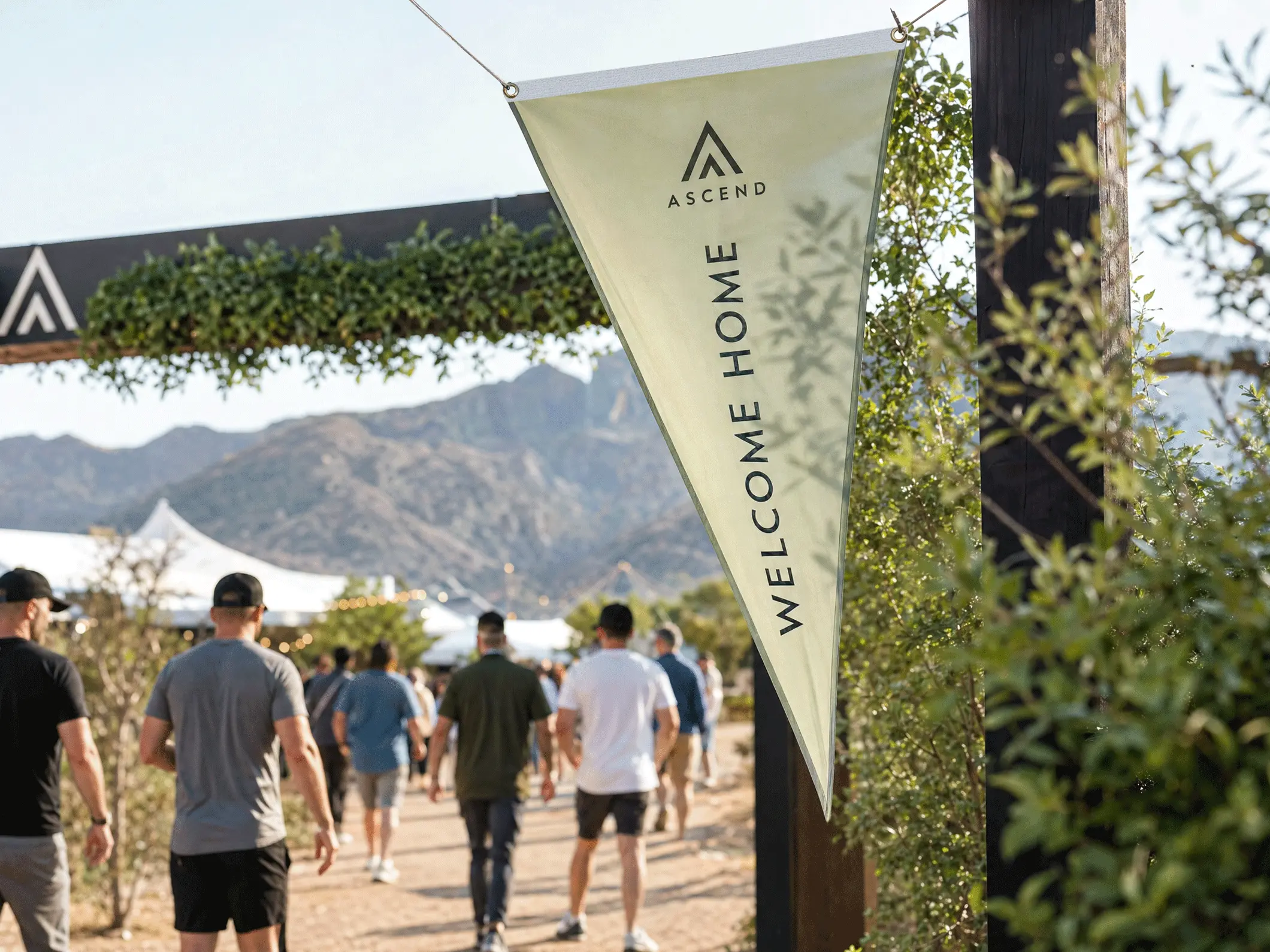 Custom Triangle Flags - View 4