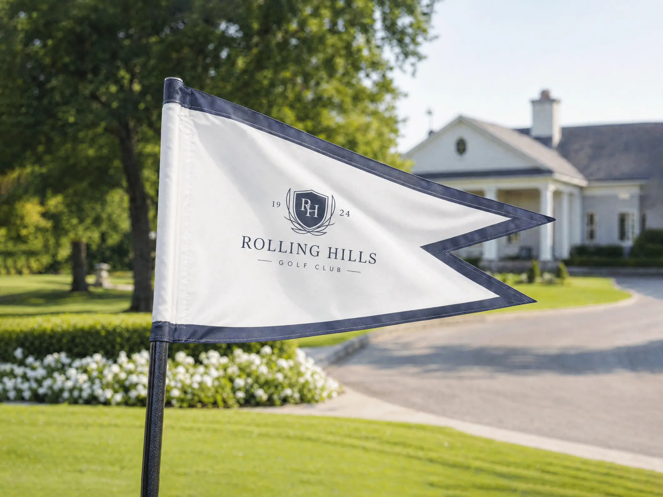 Custom Burgee Flags - View 3