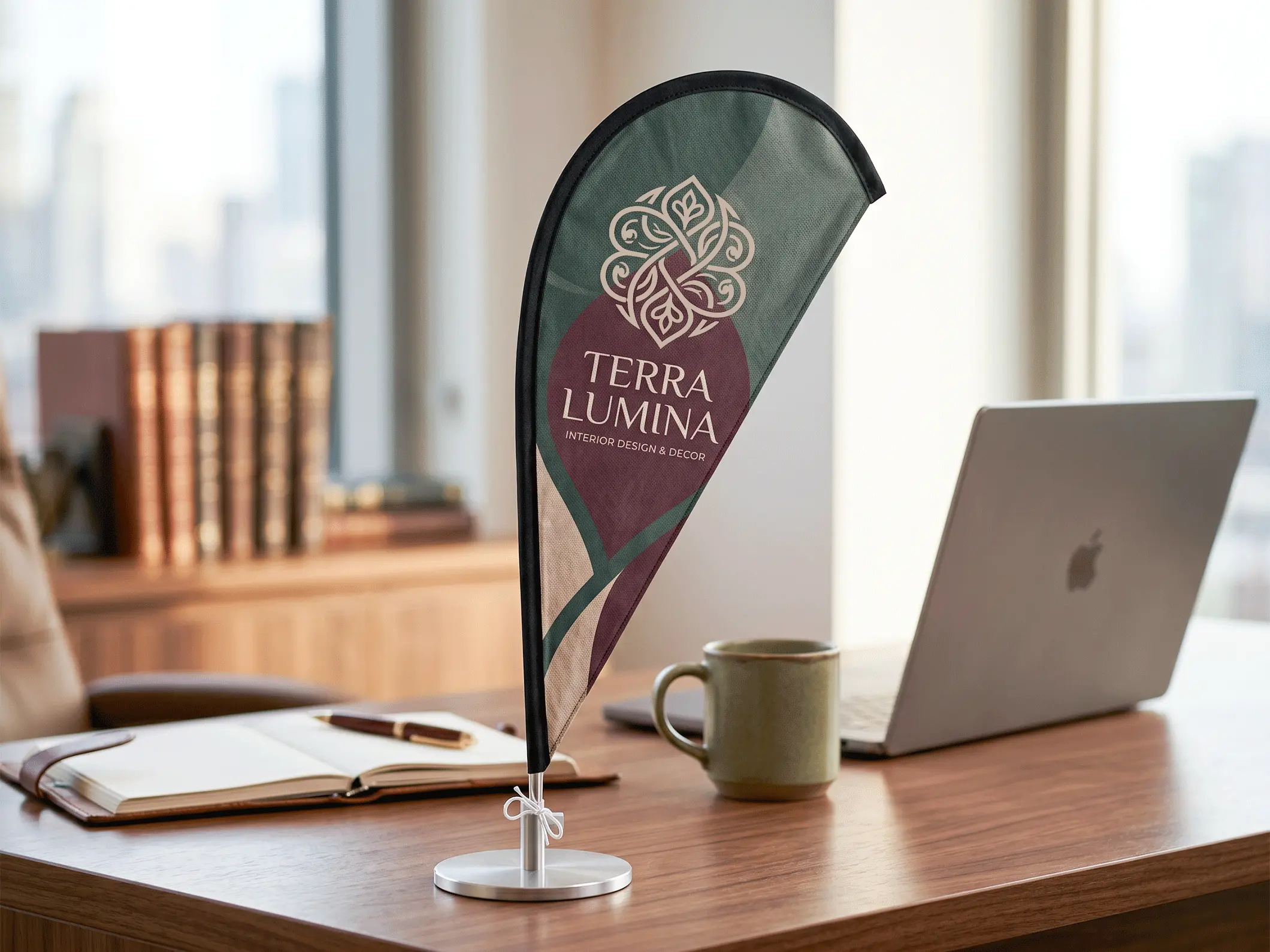 Custom Desk Flags - View 2
